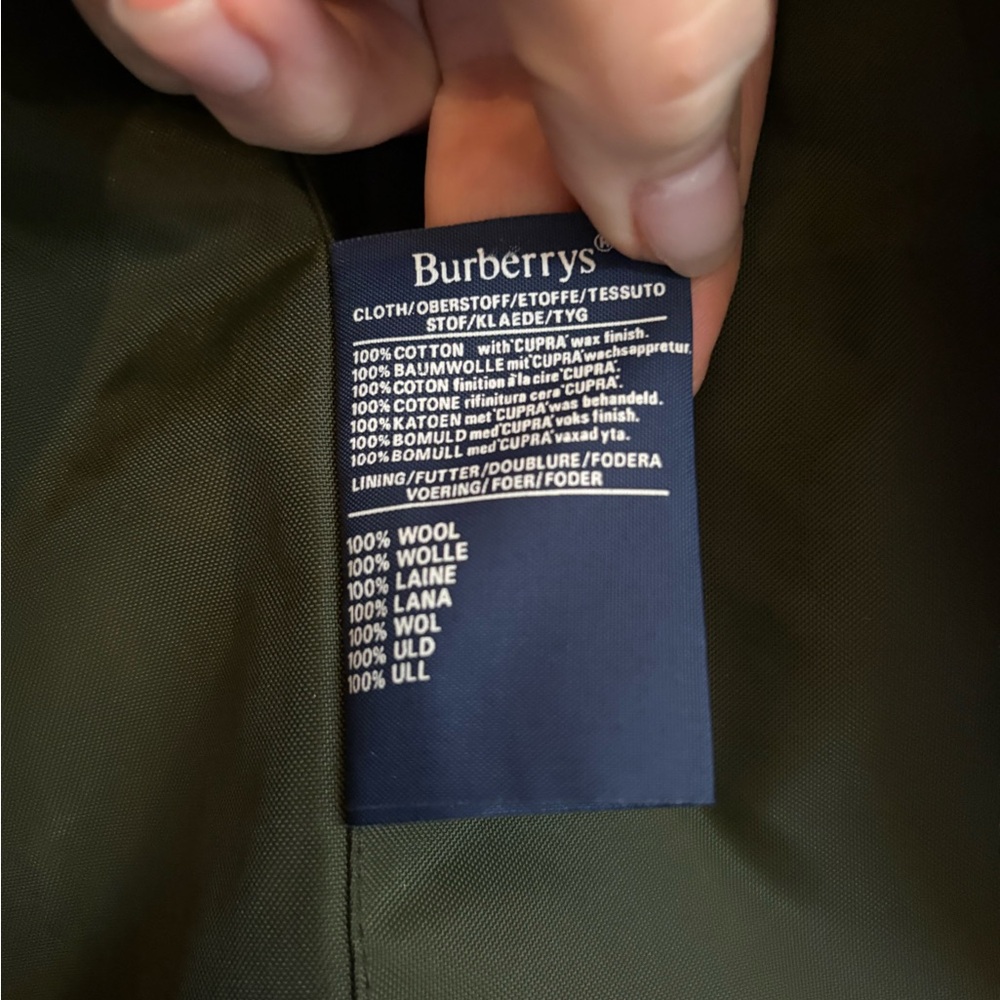 Burberry Waxed Long Barn Jacket L/XL - Picture 2 of 15
